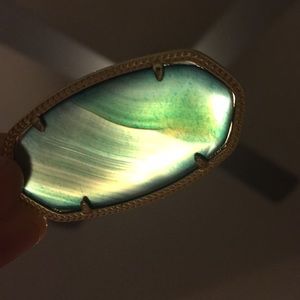 Kendra Scott Rae in Teal Agate - Rare Stone!